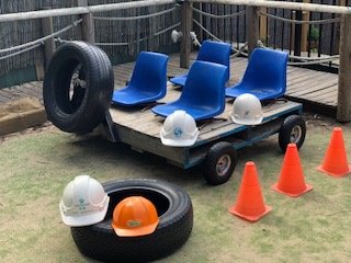 An image of a vehicle concept for for kids to demonstrate safety and security rules happening in early childcare centre in carlingford.