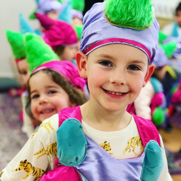 An image of a child in carlingford nursery.